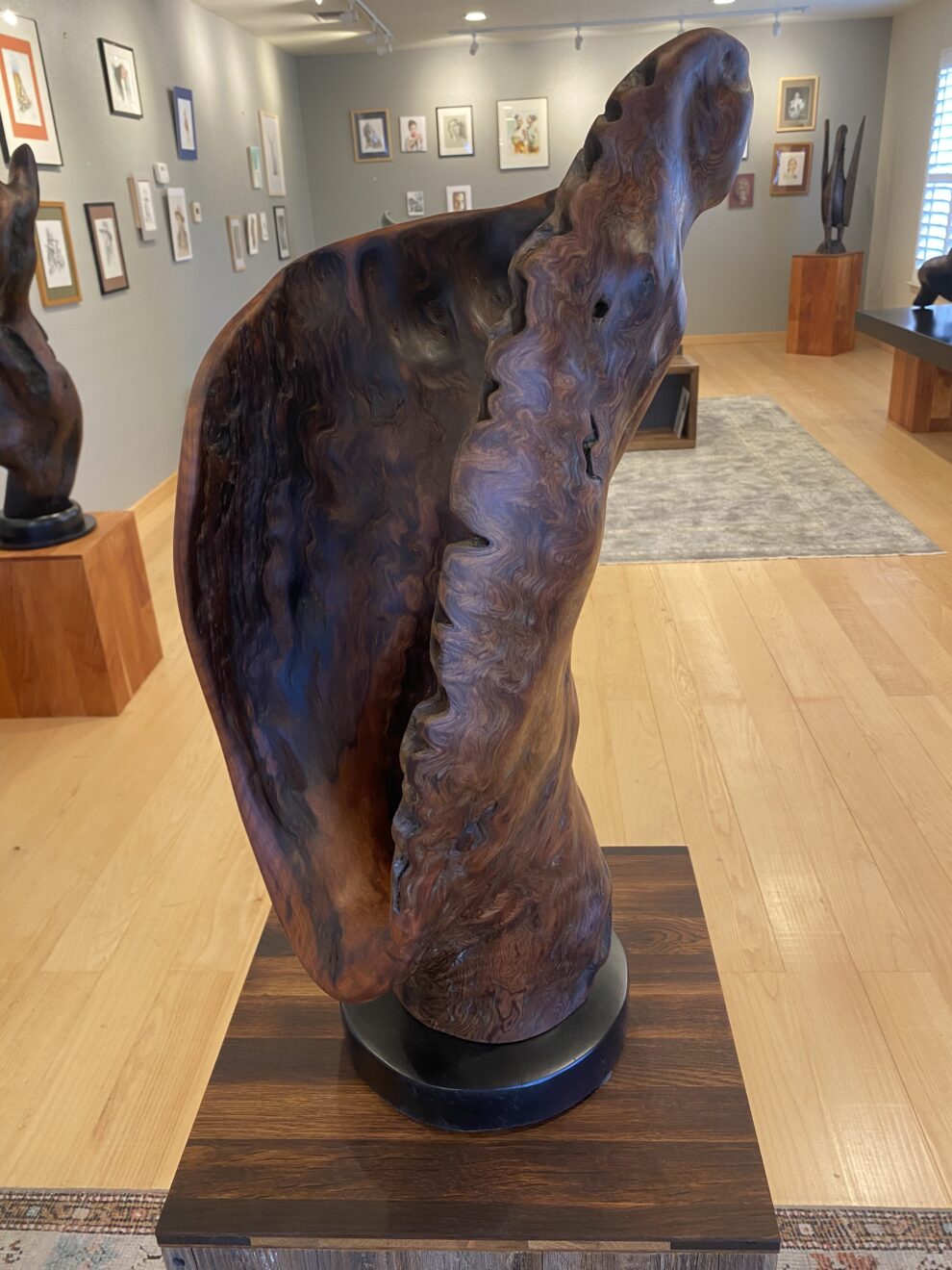 Wood Sculpture "Strength of Character"