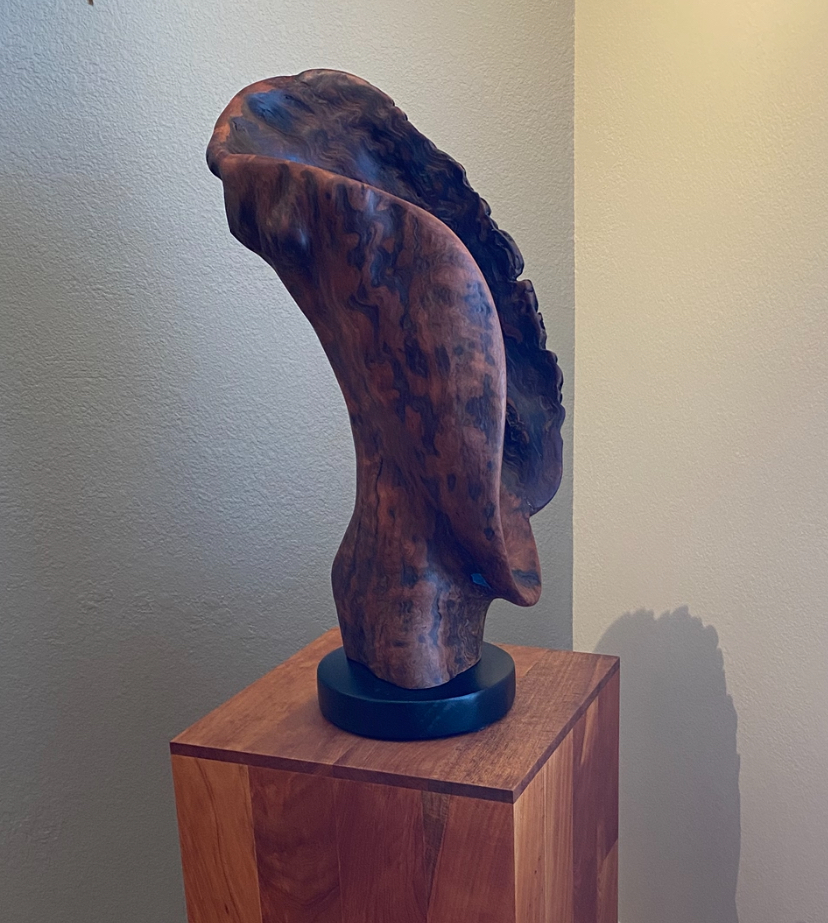 Wood Sculpture "Strength of Character"