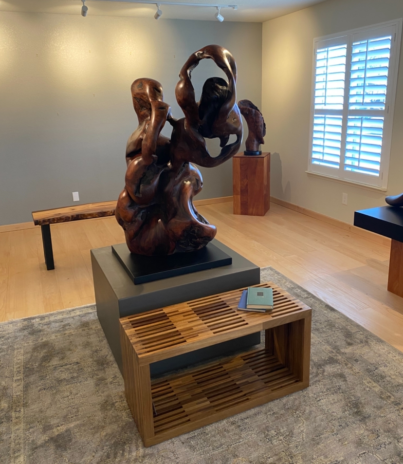Wood Sculpture "Connected"