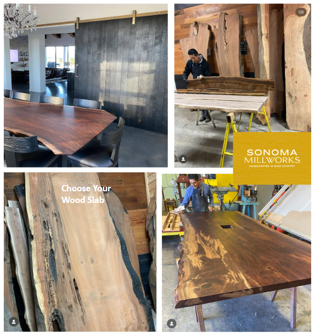 Custom Live Edge Dining Table